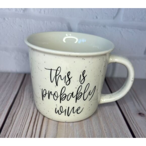 NIB "This is Probably Wine" Ceramic Mug - New - Picture 1 of 1